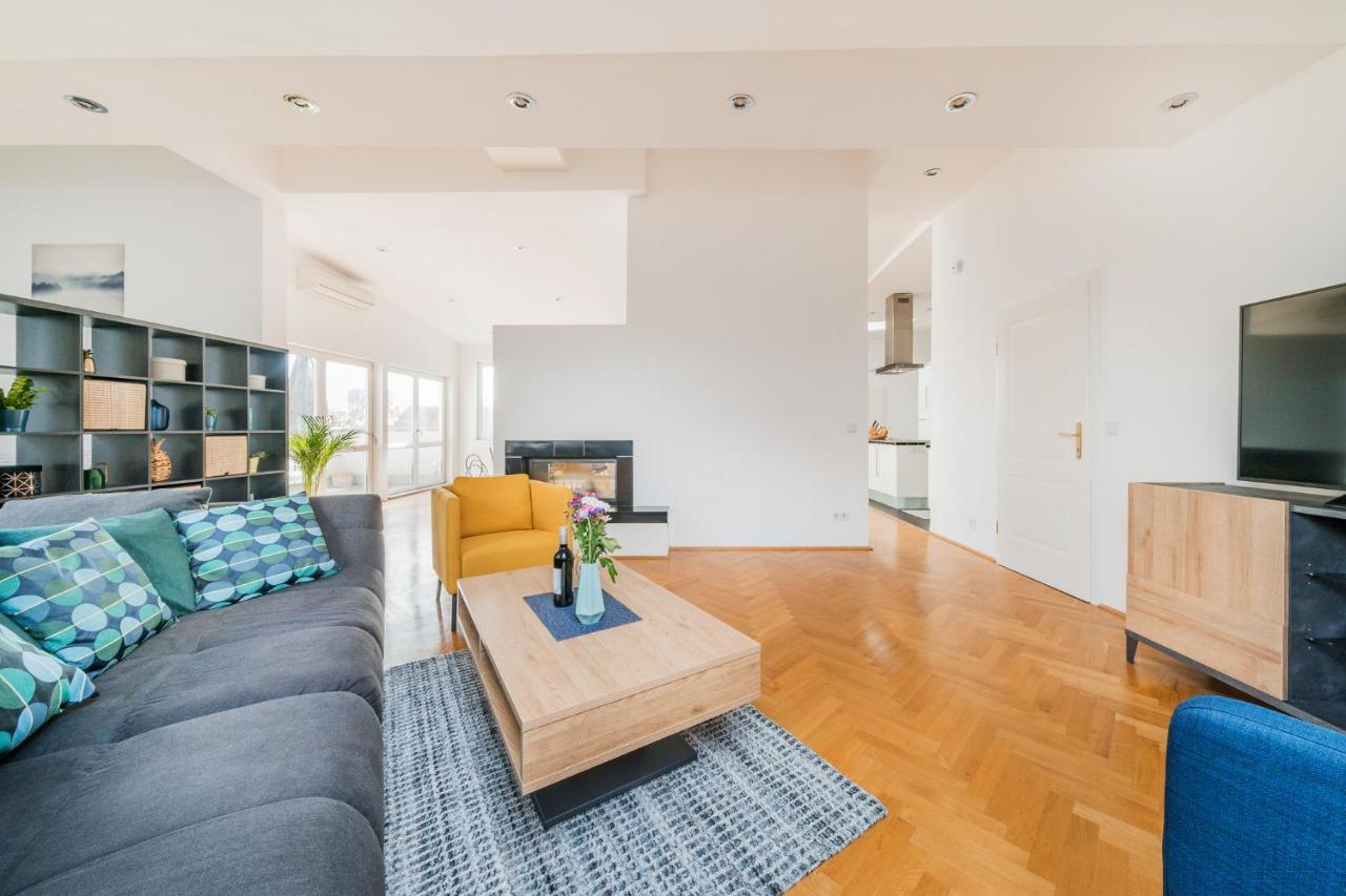Appartement Penthouse - Sauna - Terrasse - Kamin - Ac Vienne